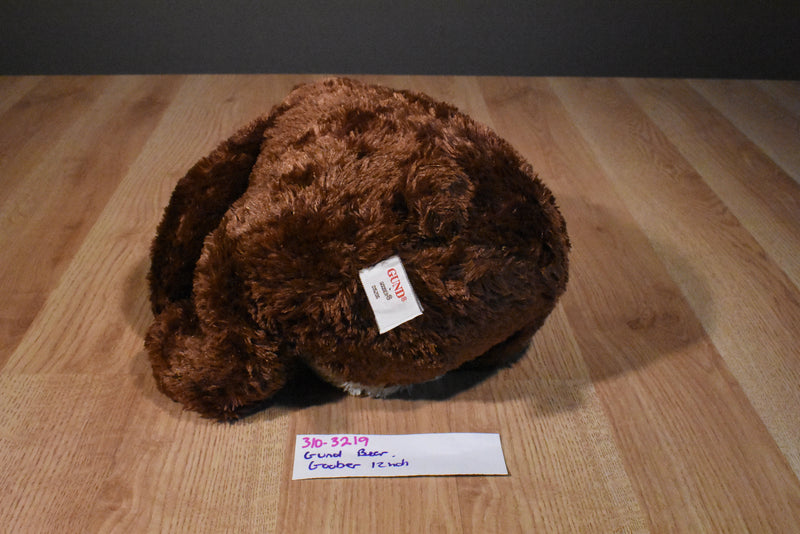 Gund Goober Brown and Beige Bear Beanbag Plush