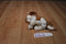Walmart Brown and Beige Puppy with Pink Bunny Ears Plush