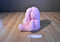 Hugfun Swirly Pink and White Bunny Rabbit Plush
