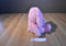 Hugfun Swirly Pink and White Bunny Rabbit Plush