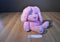 Hugfun Swirly Pink and White Bunny Rabbit Plush
