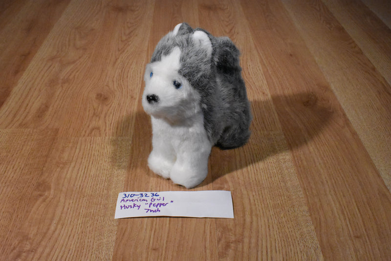 American Girl Husky Pepper Plush with Blue Eyes