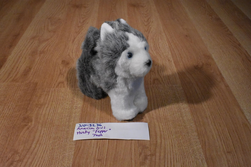 American Girl Husky Pepper Plush with Blue Eyes