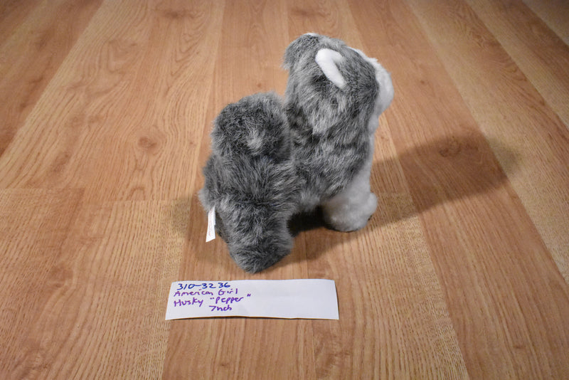 American Girl Husky Pepper Plush with Blue Eyes