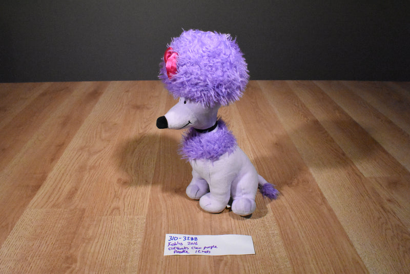 Kohl's Cares Clifford Cleo Purple Poodle 2016 Plush with Pink Bow