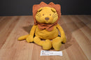 NoJo Lenny Tan and Brown Lion Plush with Corduroy Mane