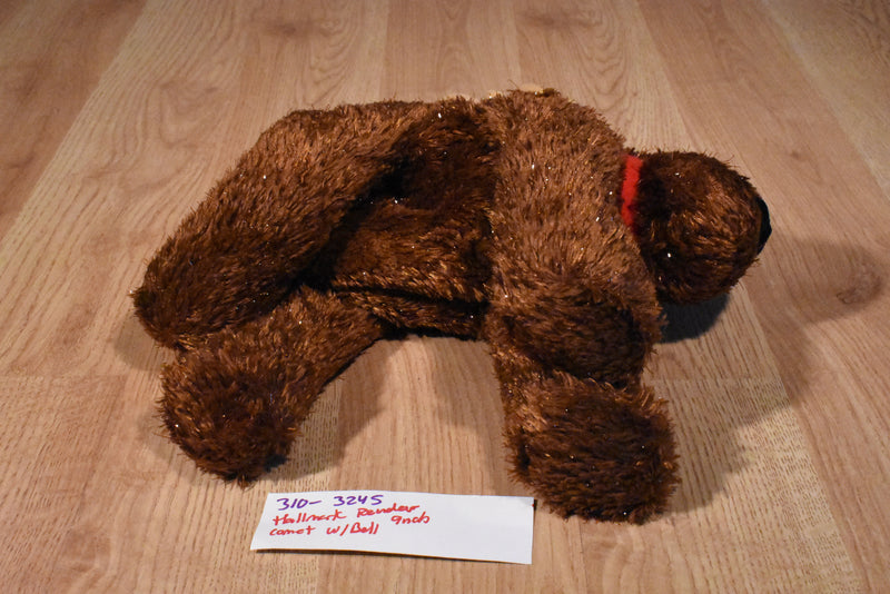Hallmark Comet the Floppy Brown Reindeer with Bell Beanbag Plush