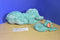 Ty Buddies and Babies Diddley Green Dog Beanbag Plush