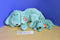 Ty Buddies and Babies Diddley Green Dog Beanbag Plush