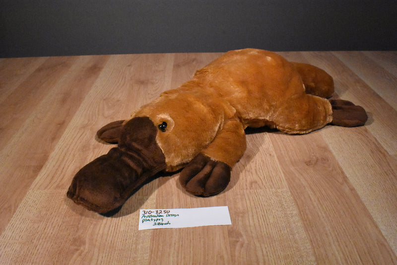 Australian Design Lifesize Brown Platypus Plush