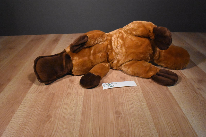 Australian Design Lifesize Brown Platypus Plush