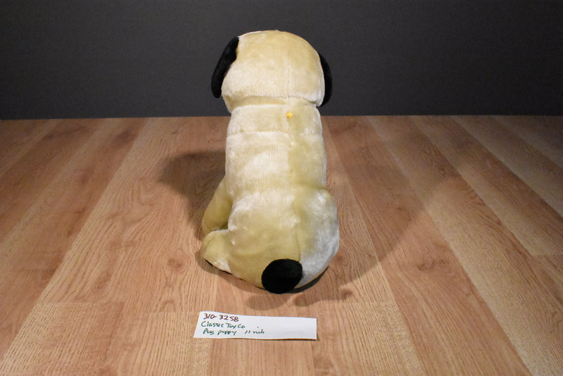 Classic Toy Co. Beige and Black Pug Plush