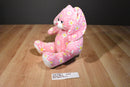 Build-A-Bear Pink  Bunny Rabbit Plush with White Daisy Flowers