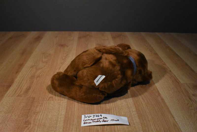 Commonwealth Brown Teddy Bear 2001 Beanbag Plush
