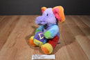 Aurora Baby Multicolored ABC Singing Elephant Plush
