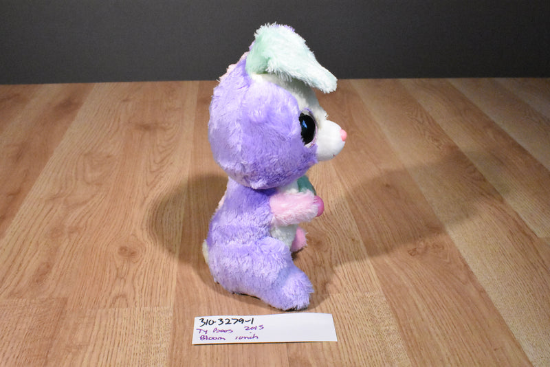 Ty Beanie Boos Bloom the Multi-colored Bunny Rabbit 2015 Beanbag Plush