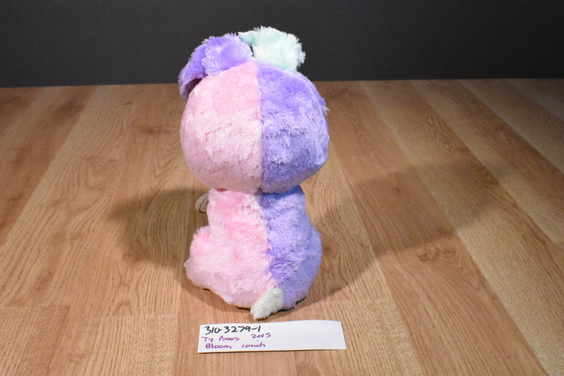 Ty Beanie Boos Bloom the Multi-colored Bunny Rabbit 2015 Beanbag Plush