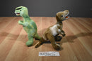 FAO Schwarz 4 Dinosaurs and Cave Carrier Plush