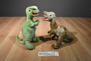 FAO Schwarz 4 Dinosaurs and Cave Carrier Plush