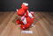 Animal Adventure Red and White Dragon With Pink Heart 2012 Beanbag Plush