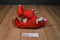 Animal Adventure Red and White Dragon With Pink Heart 2012 Beanbag Plush