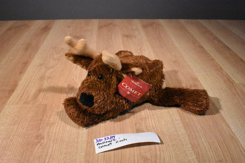 Hallmark Brown Reindeer Comet Beanbag Plush
