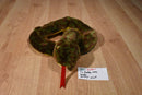 Ty Buddies Slither Green and Brown Snake Beanbag Plush