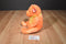 Ty Buddy Tangerine Orange Teddy Bear 2001 Beanbag Plush