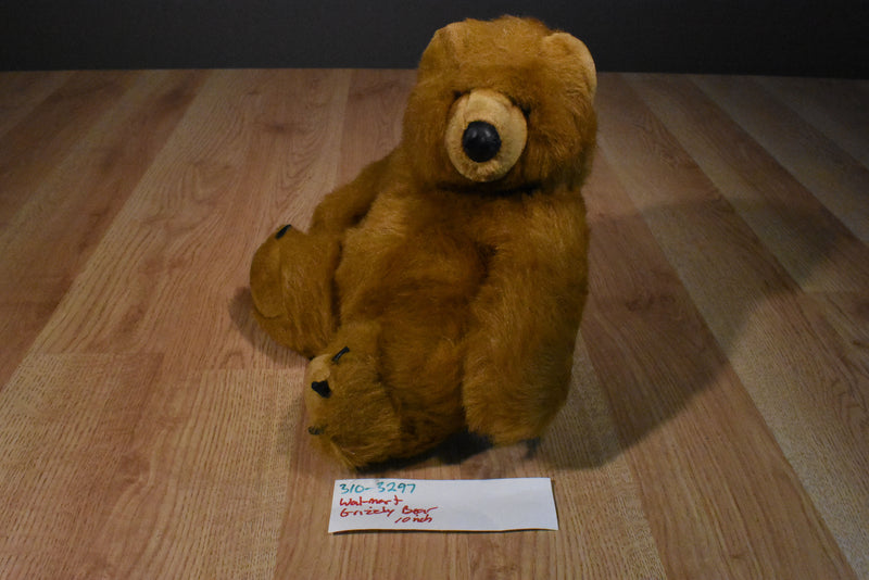Wal-Mart Sitting Brown Grizzly Bear Plush