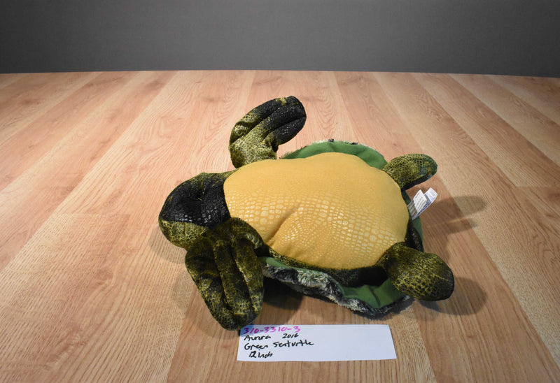 Aurora Green Sea Turtle 2016 Beanbag Plush