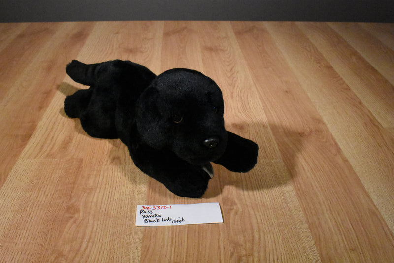 Russ Yomiko Black Labrador Beanbag Plush
