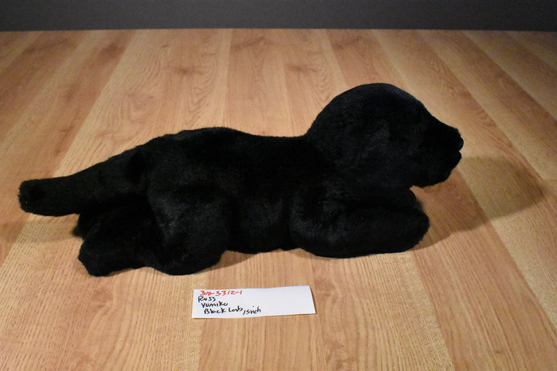 Russ Yomiko Black Labrador Beanbag Plush