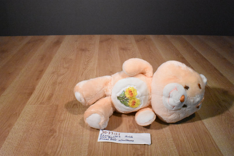 Kenner Care Bears Orange Friend Bear 1983 Plush