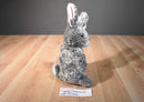 Ty Buddies and Babies Hopper Grey Bunny Rabbit Beanbag Plush