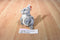 Ty Buddies and Babies Hopper Grey Bunny Rabbit Beanbag Plush