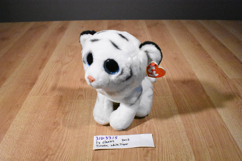Ty Classic Tundra White Bengal Tiger 2015 Beanbag Plush