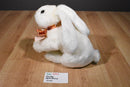 Dan Dee White Bunny Rabbit Beanbag Plush