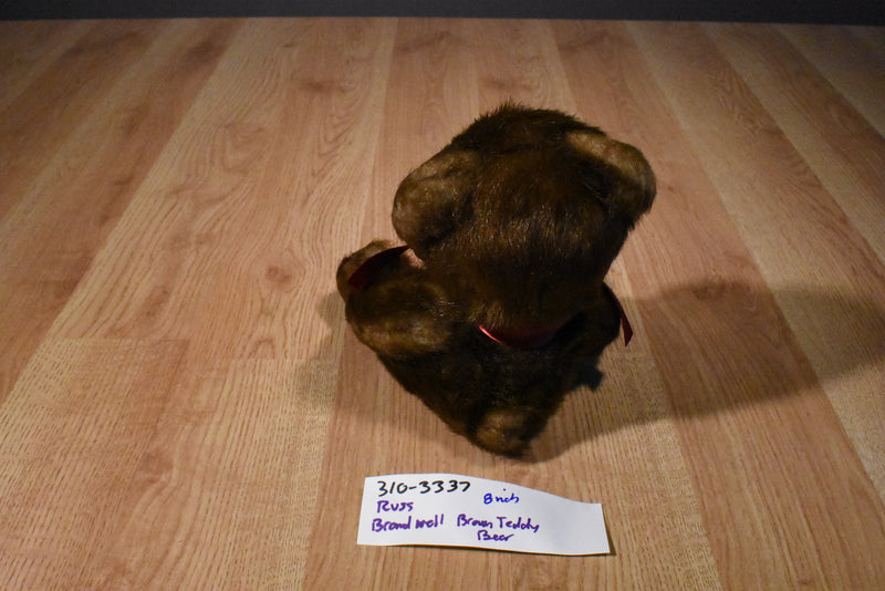 Russ Brandwell Brown Teddy Bear Beanbag Plush