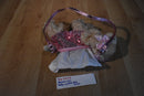 Poochie and Co. Cocker Spaniel Pink Sequins Plush Bag Purse