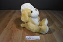 Teddy Ming Ren Bastad Tan and White Puppy Dog Beanbag Plush