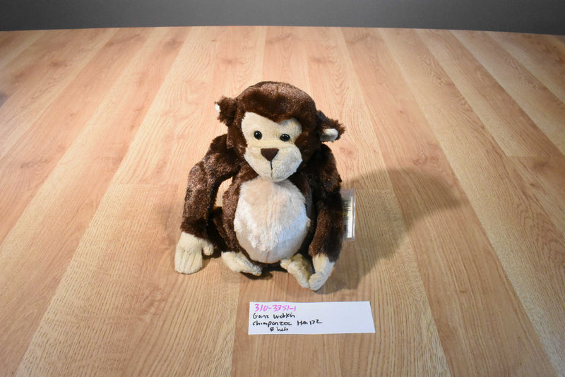 Ganz Webkinz Brown Chimpanzee HM172 Beanbag Plush Sealed Code