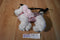 Poochie and Co. White Retriever Pink Sequins Plush Bag Purse