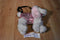 Poochie and Co. White Retriever Pink Sequins Plush Bag Purse
