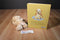 Aurora Yellow Lab Puppy Dog Beanbag Plush and Hardcover Book