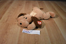 Ty Pillow Pals Woof the Brown Dog 1994 Plush