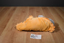Fiesta Blanet Babies Gray Penguin Plush Wearing an Orange and Blue Blanket