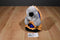 Fiesta Blanet Babies Gray Penguin Plush Wearing an Orange and Blue Blanket