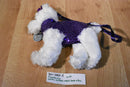 Poochie and Co. Westie Purple Sequins Plush Bag Purse
