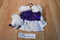 Poochie and Co. Westie Purple Sequins Plush Bag Purse