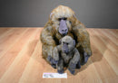 Applause Dakin Baboon Mother and Baby Plush